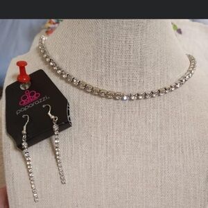 Starlight Radiance - White Rhinestone Choker. NWT